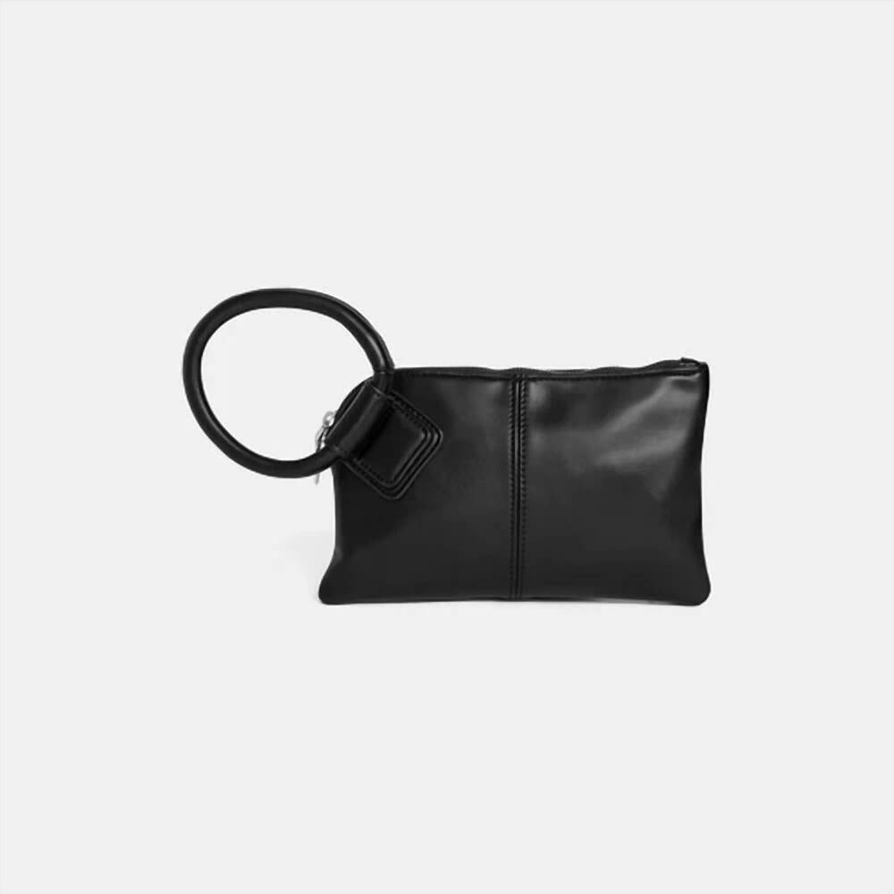 NEW COCO + CARMEN women's roxy wristlet in black